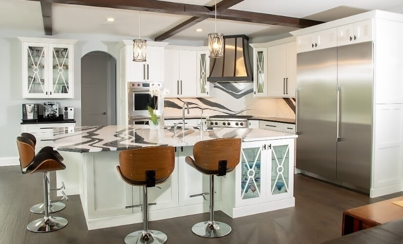 The Bentley Contemporary Kitchen Kitchen near Ann Arbor Michigan