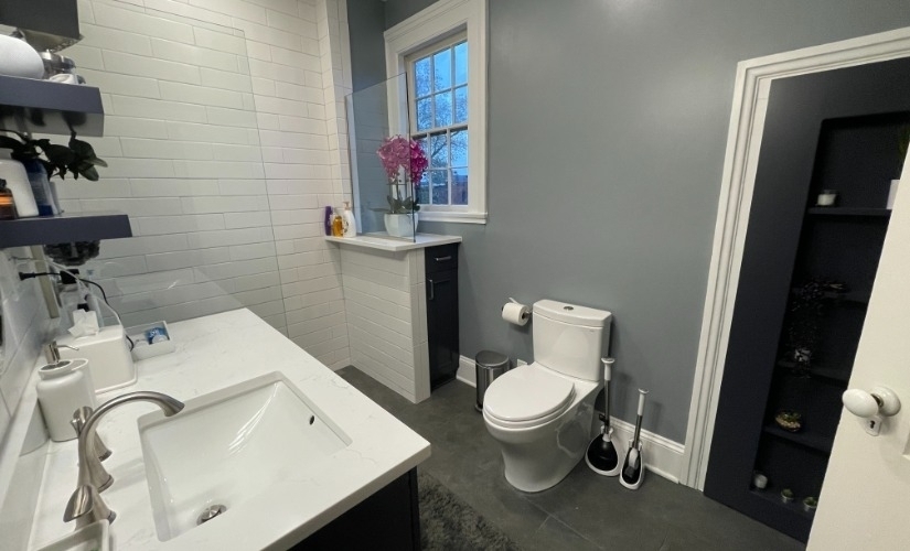 Lighting the Past  Bathroom near Ypsilanti Michigan